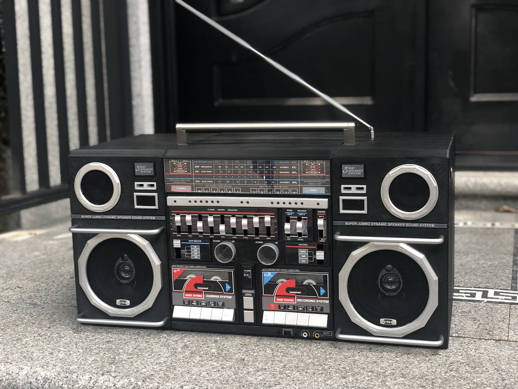 Retro Boombox DJ Helmet